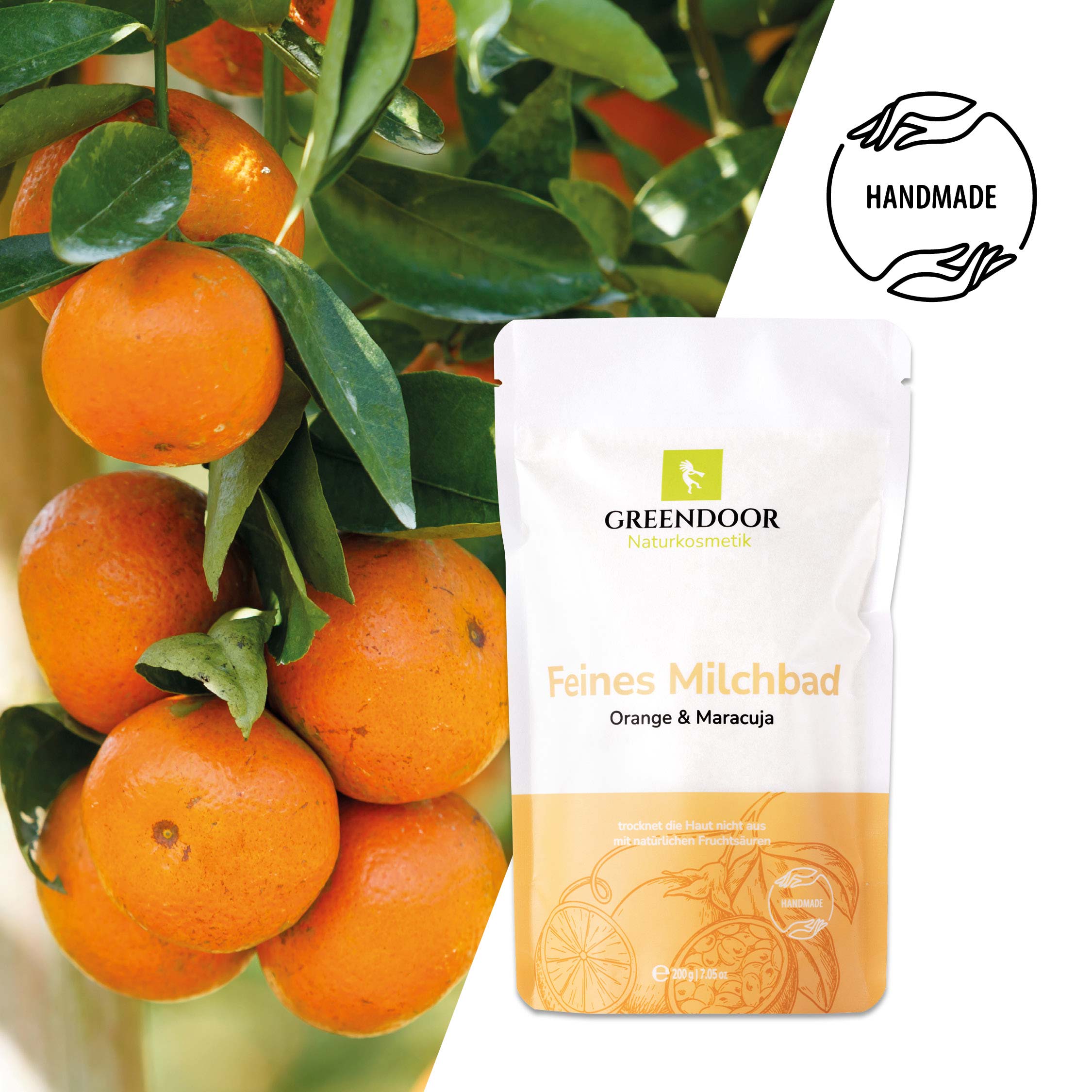 Milchbad Maracuja Orange