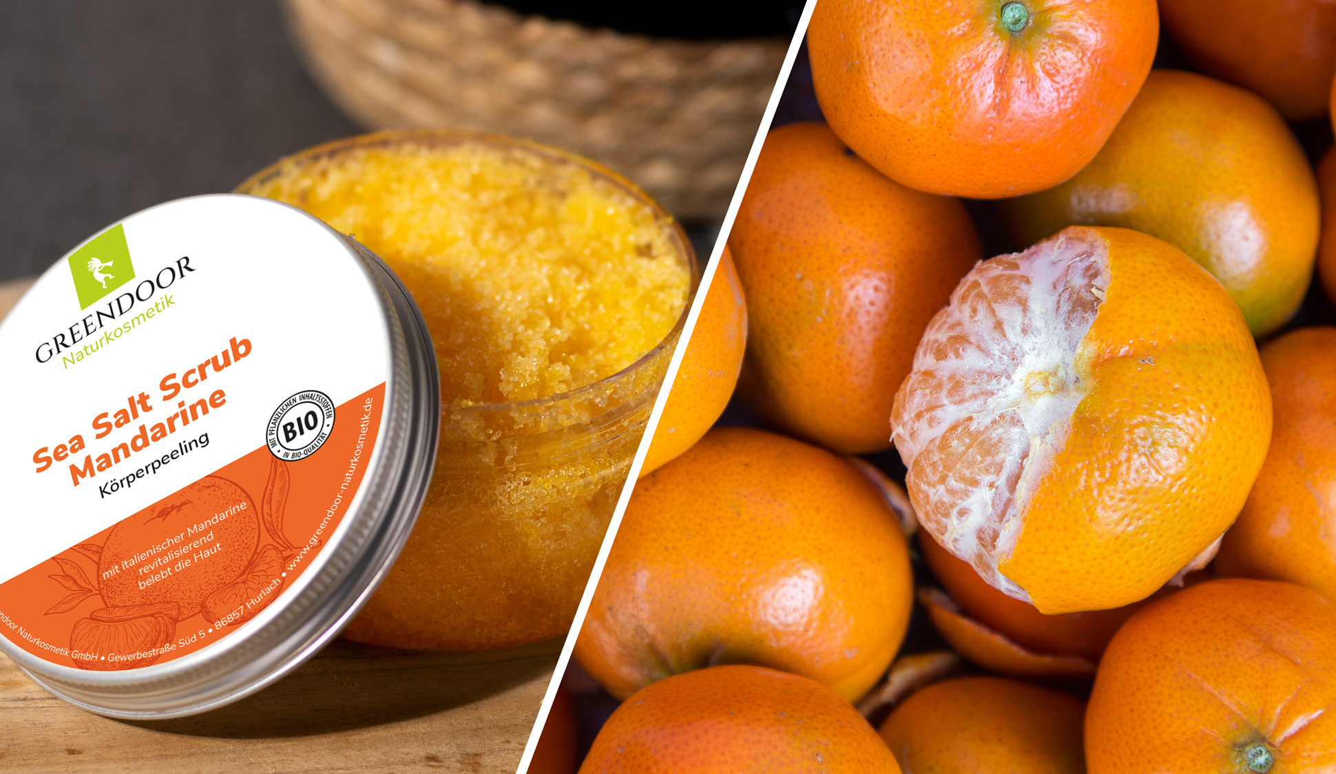 Sea Salt Scrub Mandarine Sea Salt Scrub Mandarine