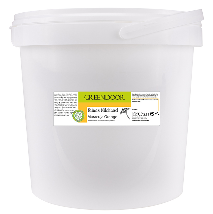 Eimer-2-5l-Milchbad-Maracuja-Orange Eimer mit Milchbad Maracuja Orange