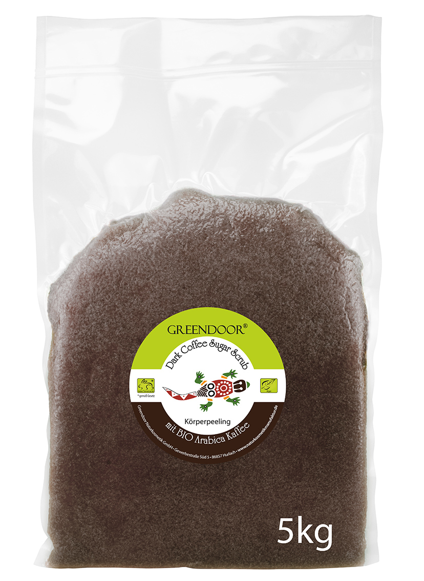 Beutel-5kg-Scrub-Kaffee fünf Kilogramm Beutel Greendoor Scrub Kaffeepeeling