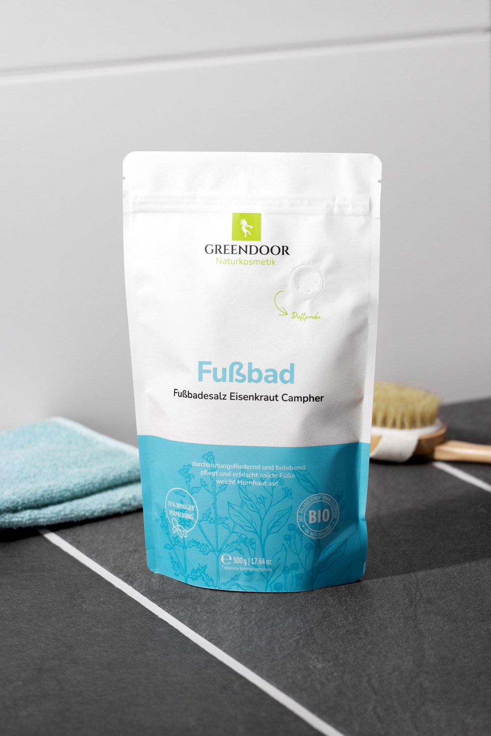 Fußbad Campher Eisenkraut Packung Greendoor Fußbad in Badezimmerumgebung
