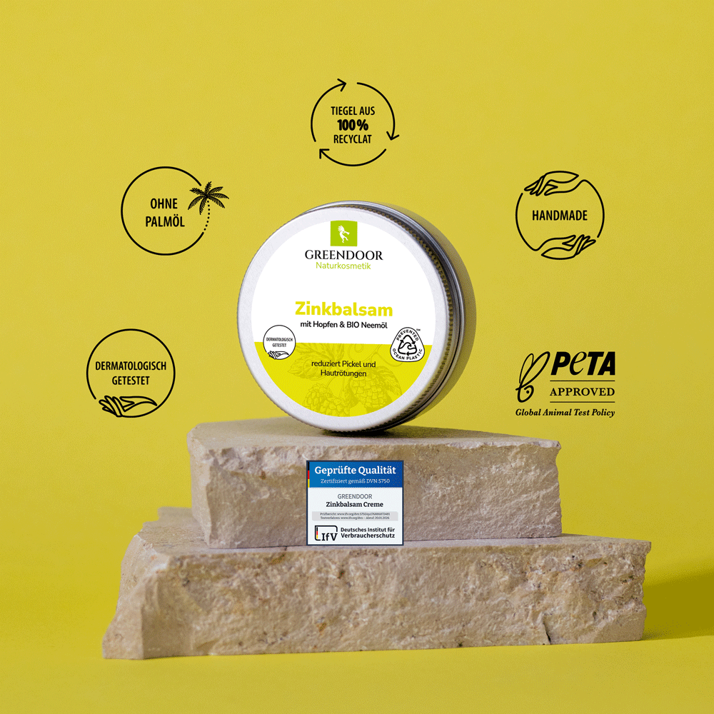 Zinkbalsam bei Pickeln und Hautrötung Zinkbalsam bei Pickeln und Hautrötung