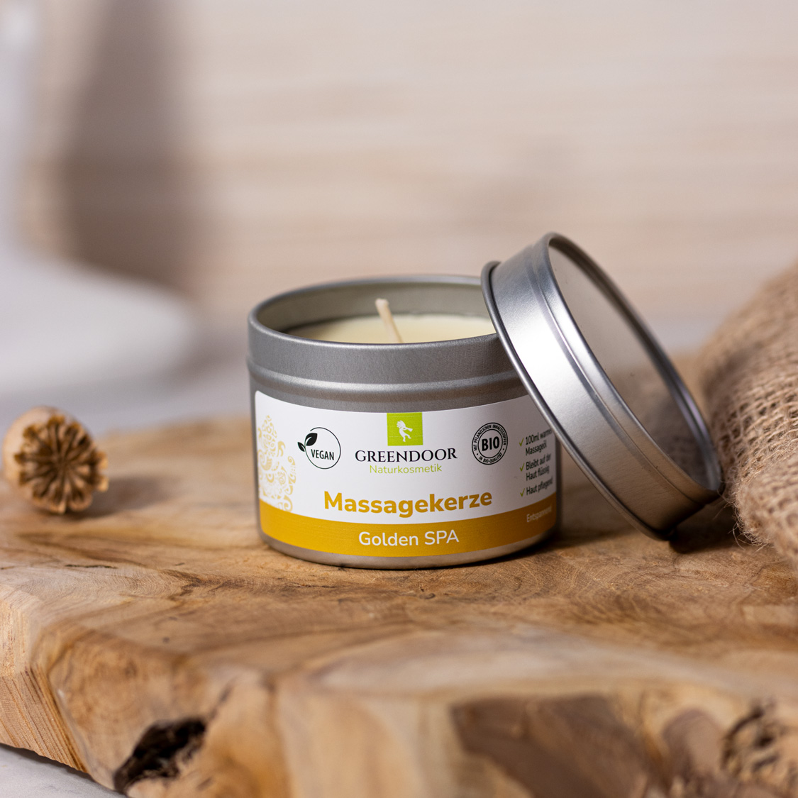Massagekerze Golden Spa Massagekerze Golden Spa