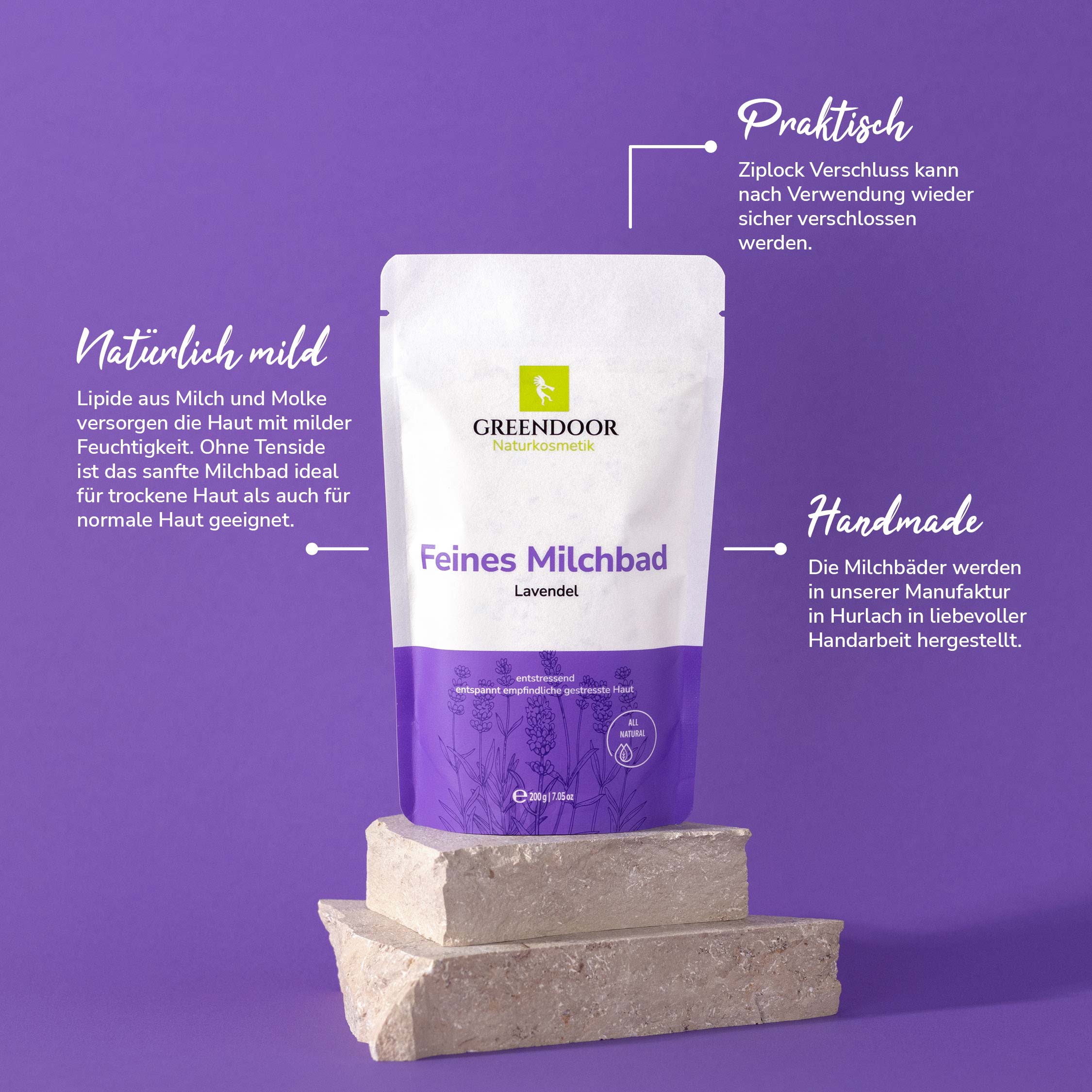 Milchbad Lavendel