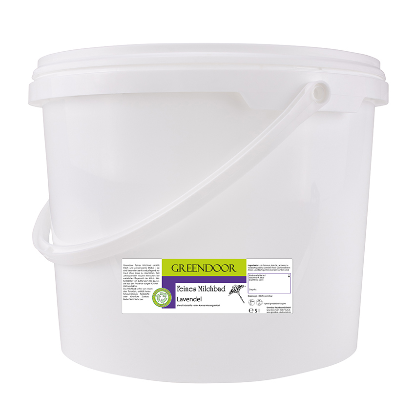 Eimer-5l-Milchbad-Lavendel Eimer mit Milchbad Lavendel