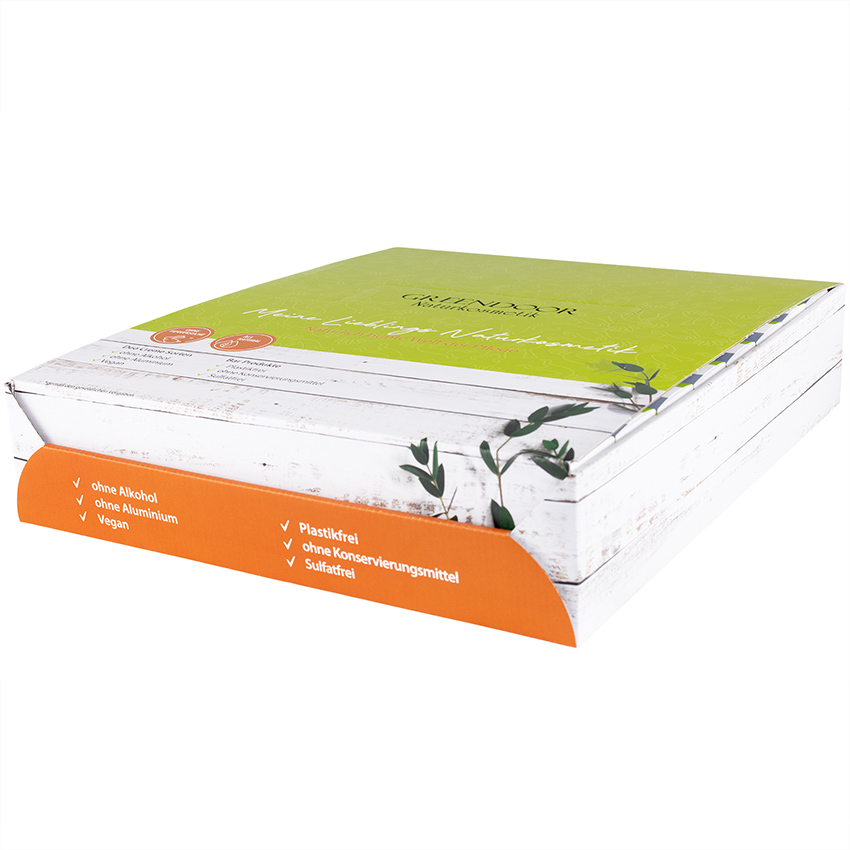 Thekendisplay GL, sortiert, Deo Creme Classic, Shampoo Bars, Conditioner