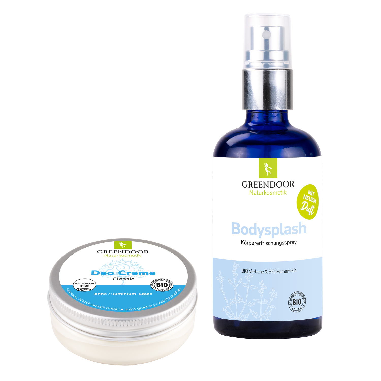 Greendoor Deo Creme classic plus Greendoor Bodysplash