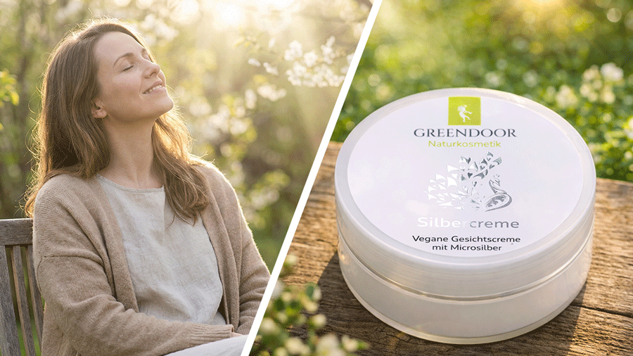 Silbercreme mit Microsilber, Gesichtscreme