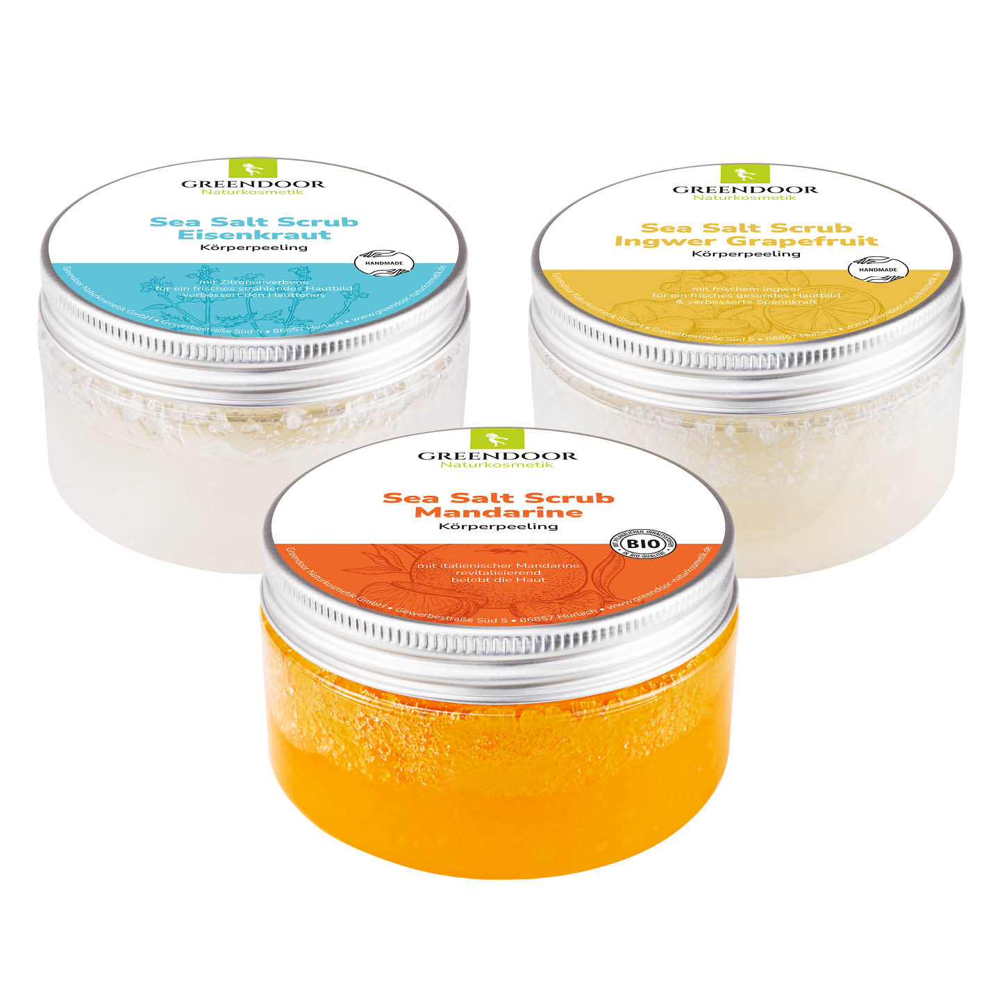Körperpeeling Sea Salt Scrub Set FRESH