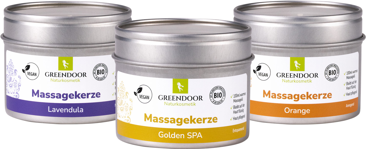 Geschenk Set Massagekerzen