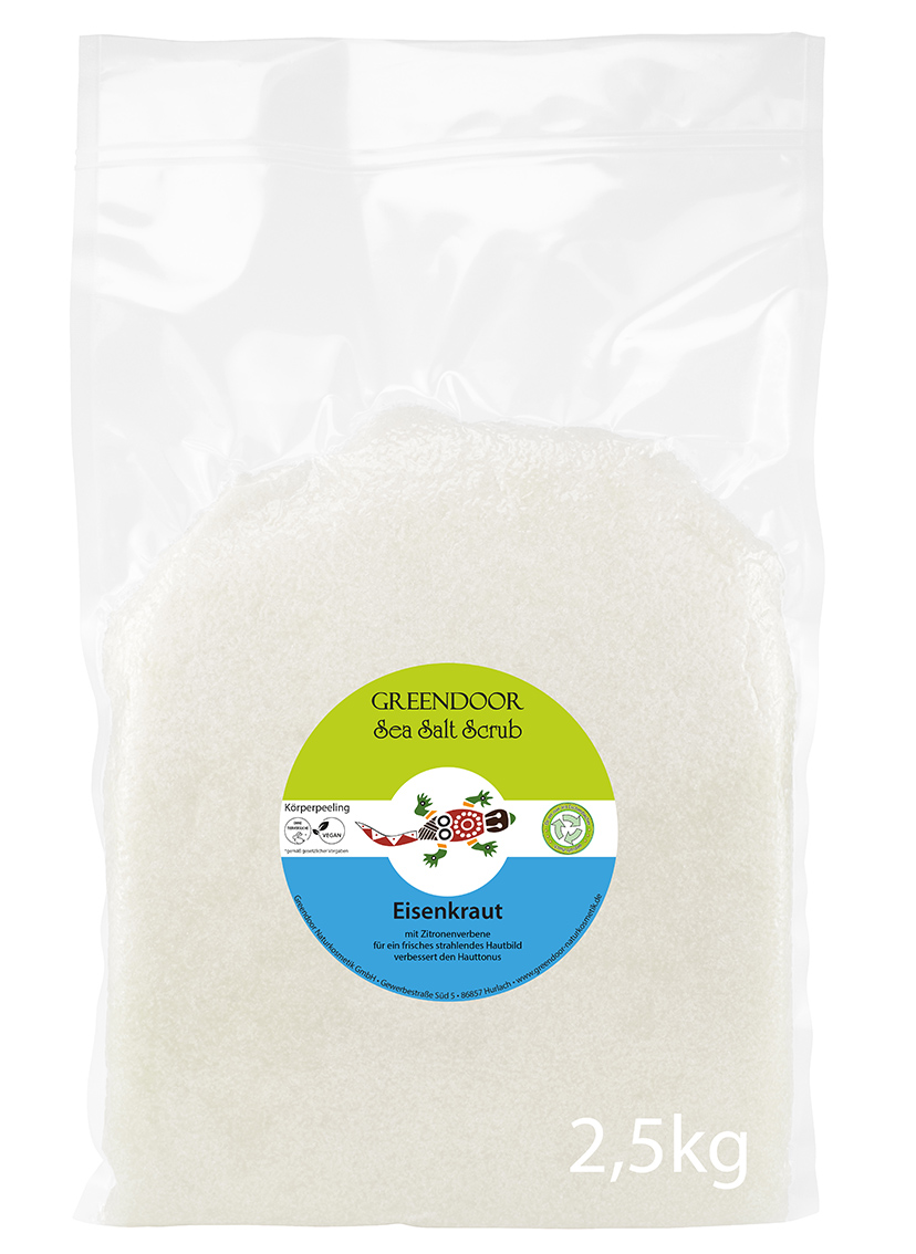 Beutel-2-5kg-Scrub-Eisenkraut zweieinhalb Kilogramm Beutel Greendoor Scrub Eisenkraut