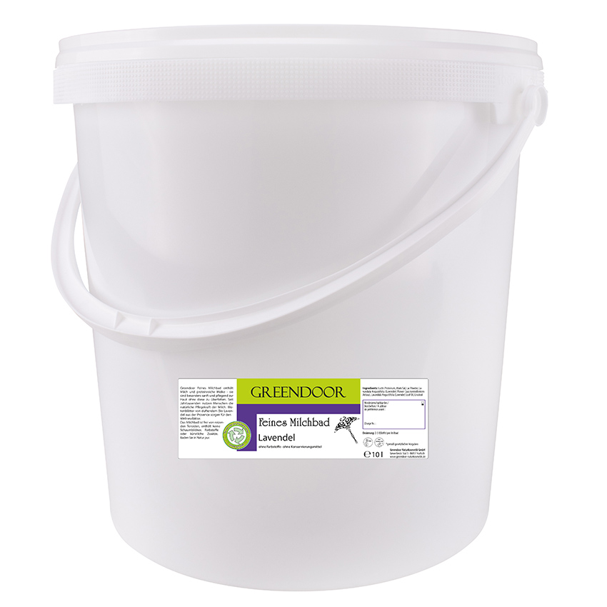 Eimer-10l-Milchbad-Lavendel Eimer mit Milchbad Lavendel