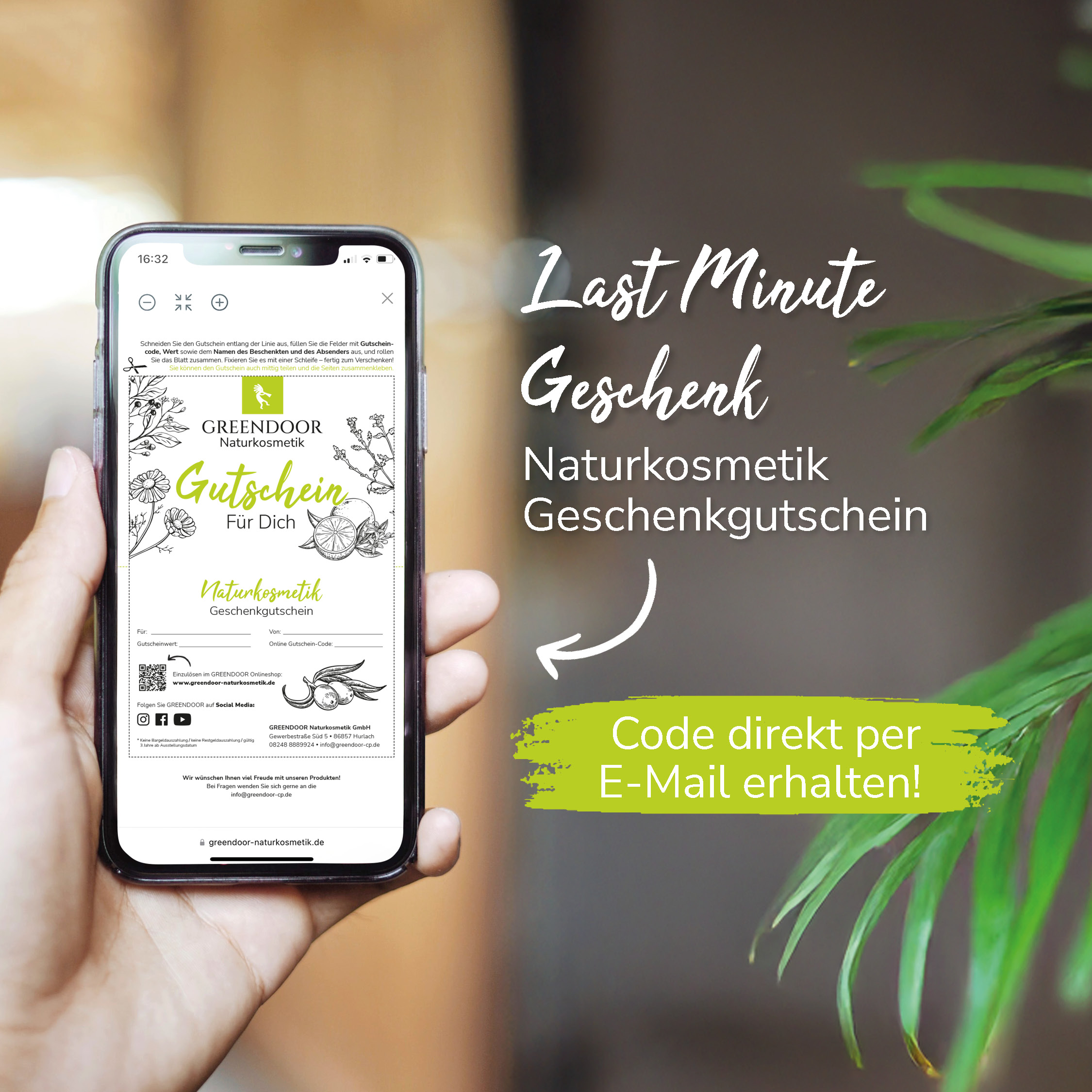 Geschenkgutschein nur für den Onlineshop, sofort als Code Geschenkgutschein nur für den Onlineshop, sofort als Code