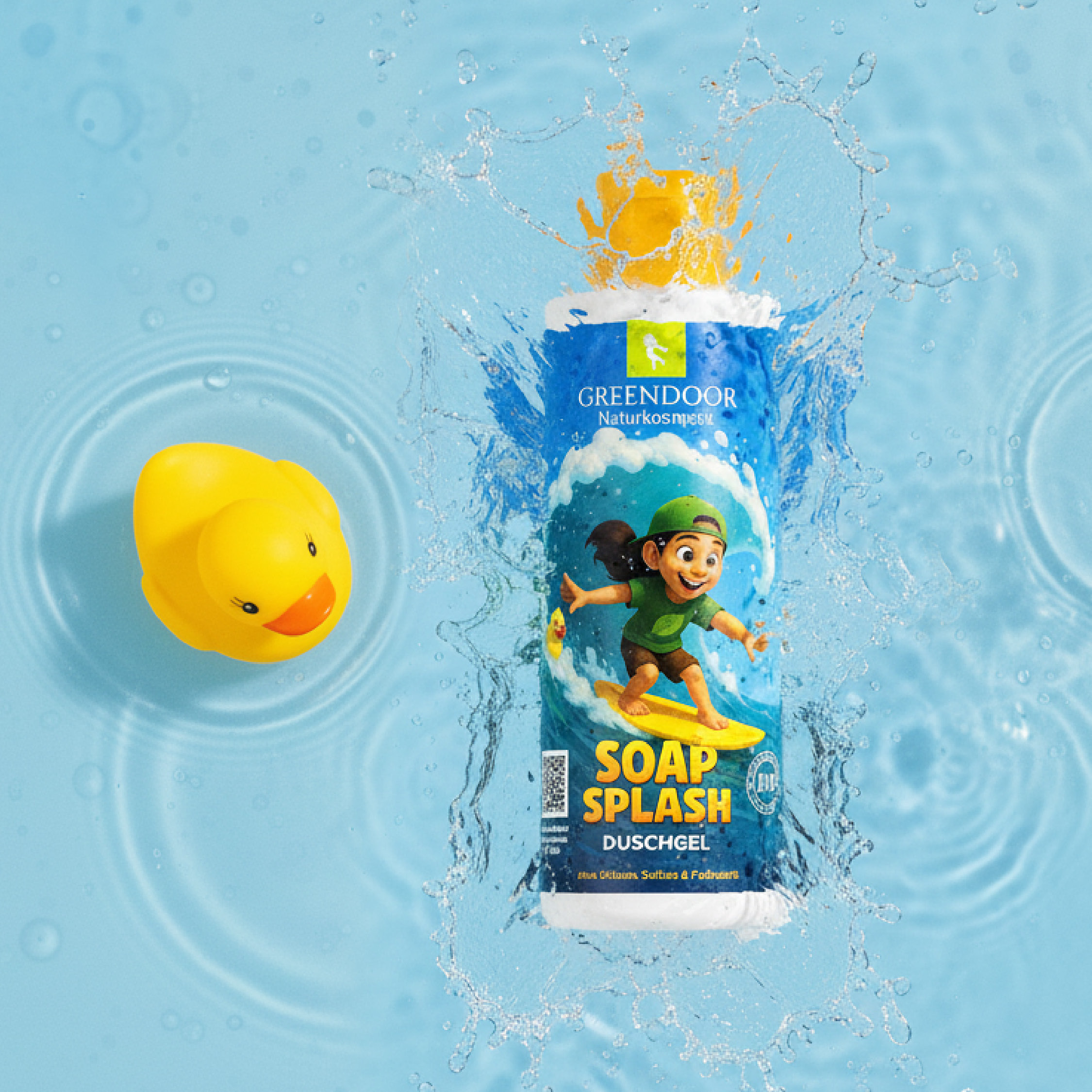 Sonderedition: Kinder Duschgel Soap Splash – vegane Naturkosmetik für empfindliche Kinderhaut Sonderedition: Kinder Duschgel Soap Splash – vegane Naturkosmetik für empfindliche Kinderhaut