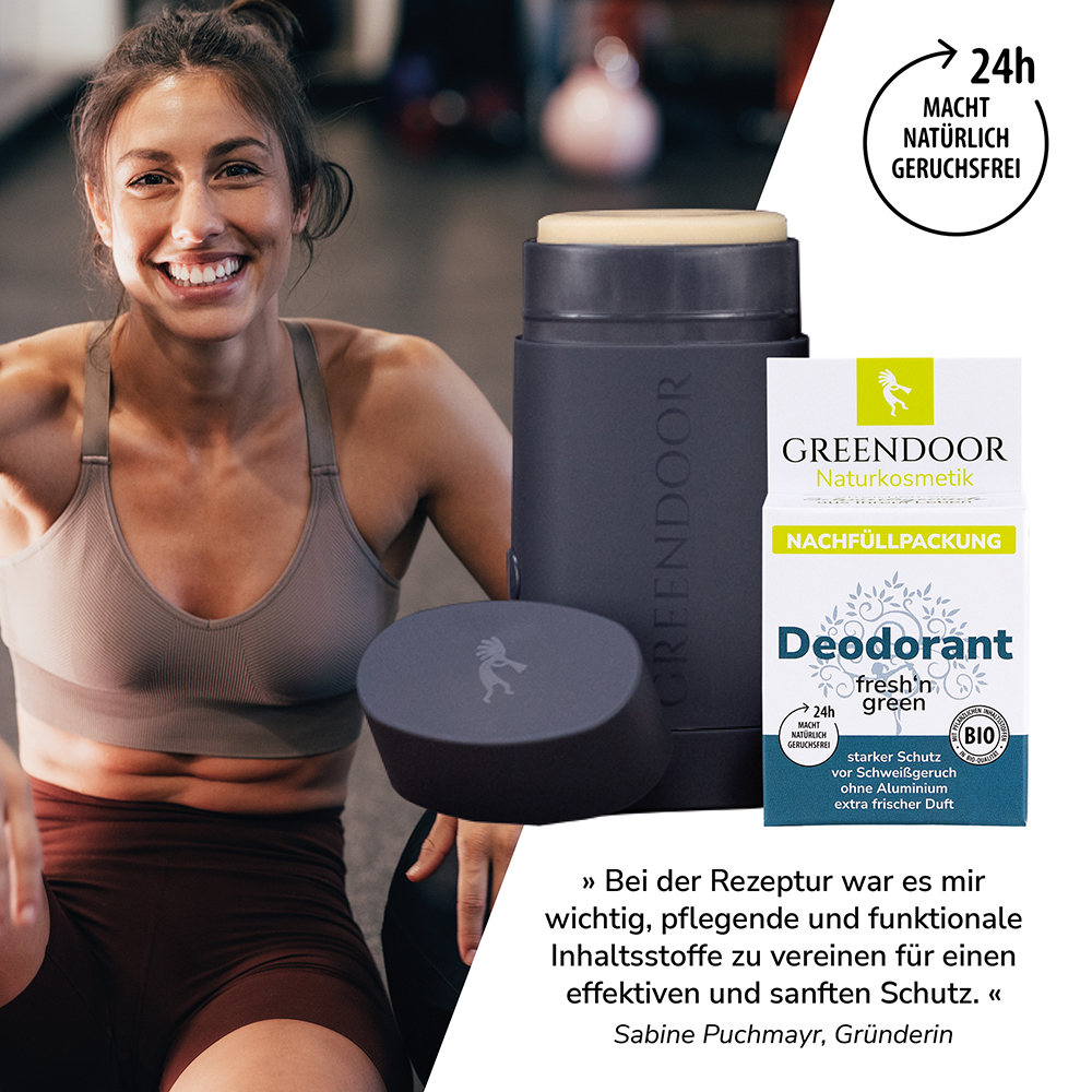 Deodorant Nachfüllpackung fresh'n green