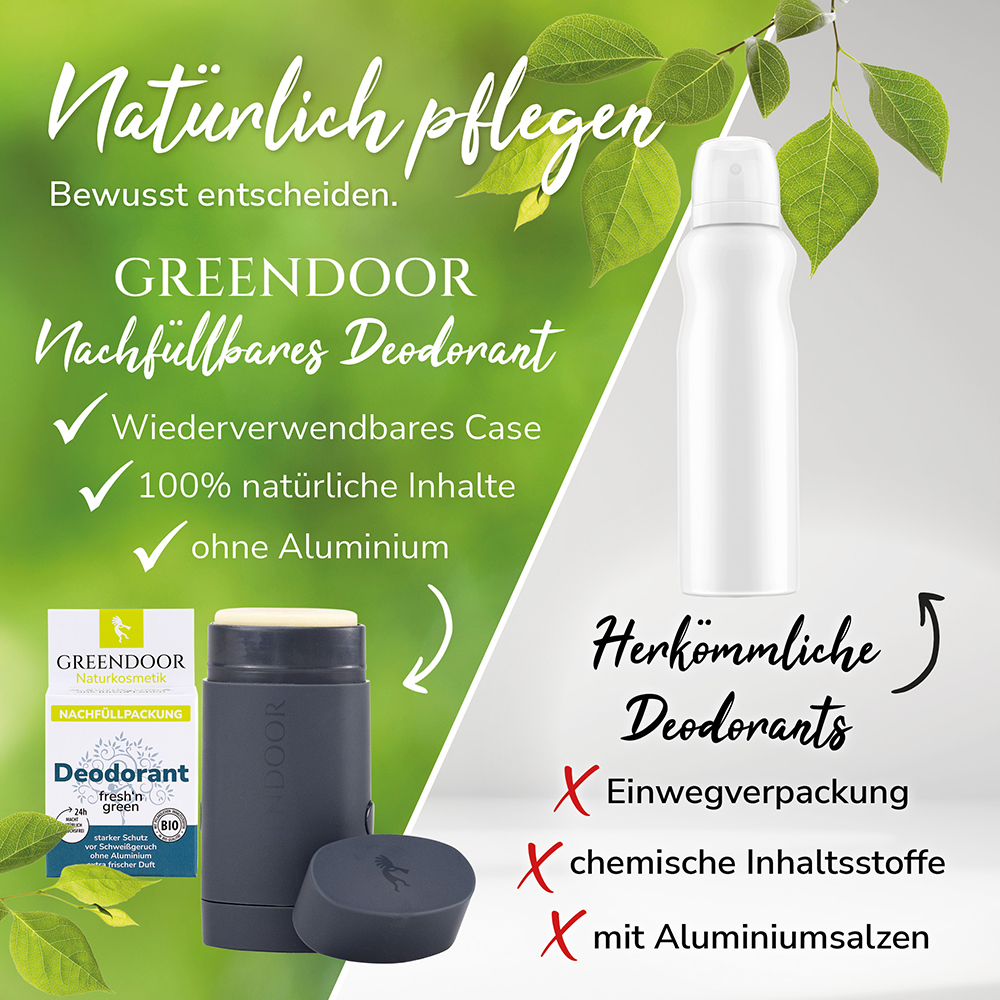 Deodorant Nachfüllpackung fresh'n green