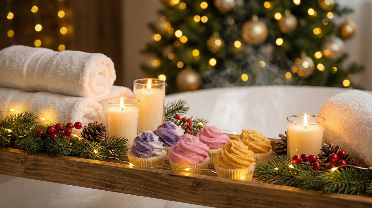 Geschenk Set Badecupcake Frucht
