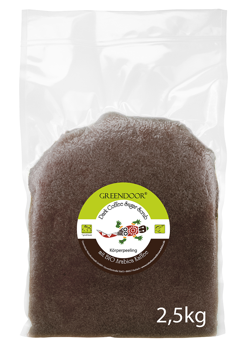 Beutel-2-5kg-Scrub-Kaffeev6JRpNsFDxVIW zweieinhalb Kilogramm Beutel Greendoor Scrub Kaffeepeeling