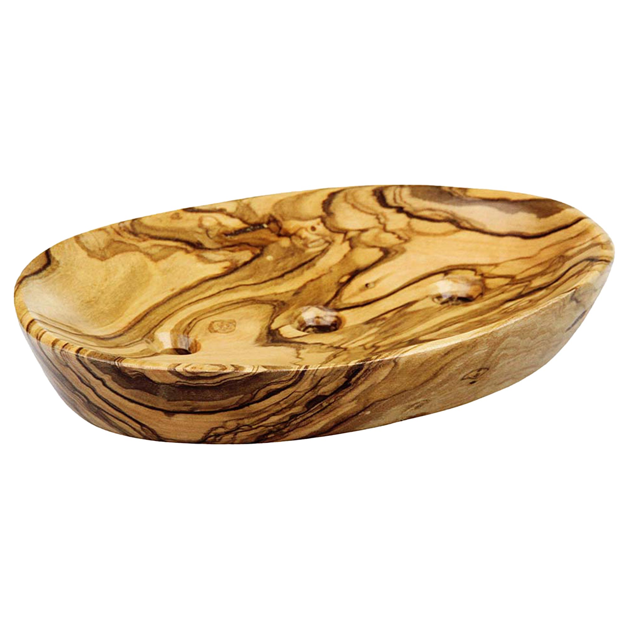 Olivenholz Seifenschale oval
