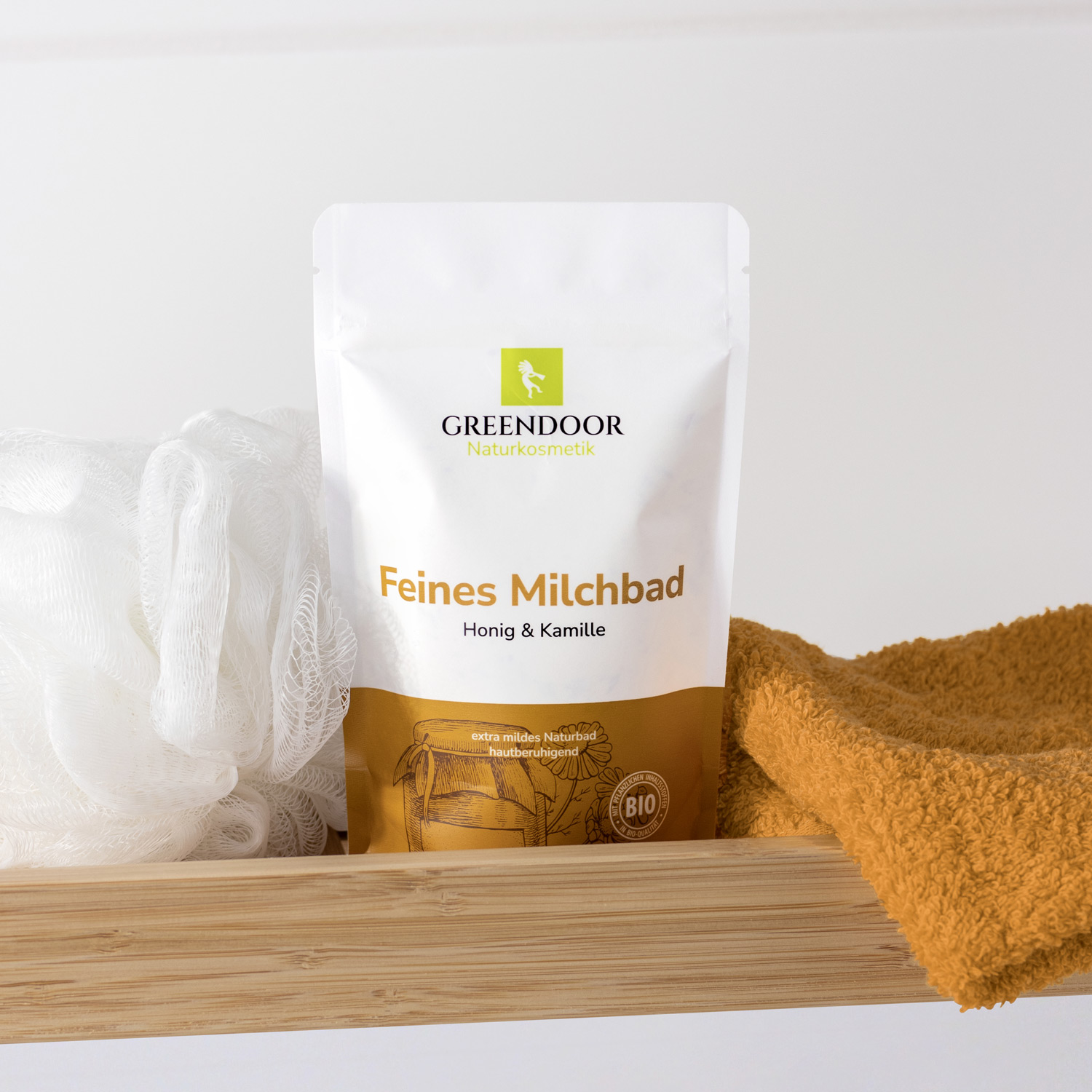 Milchbad Honig Kamille