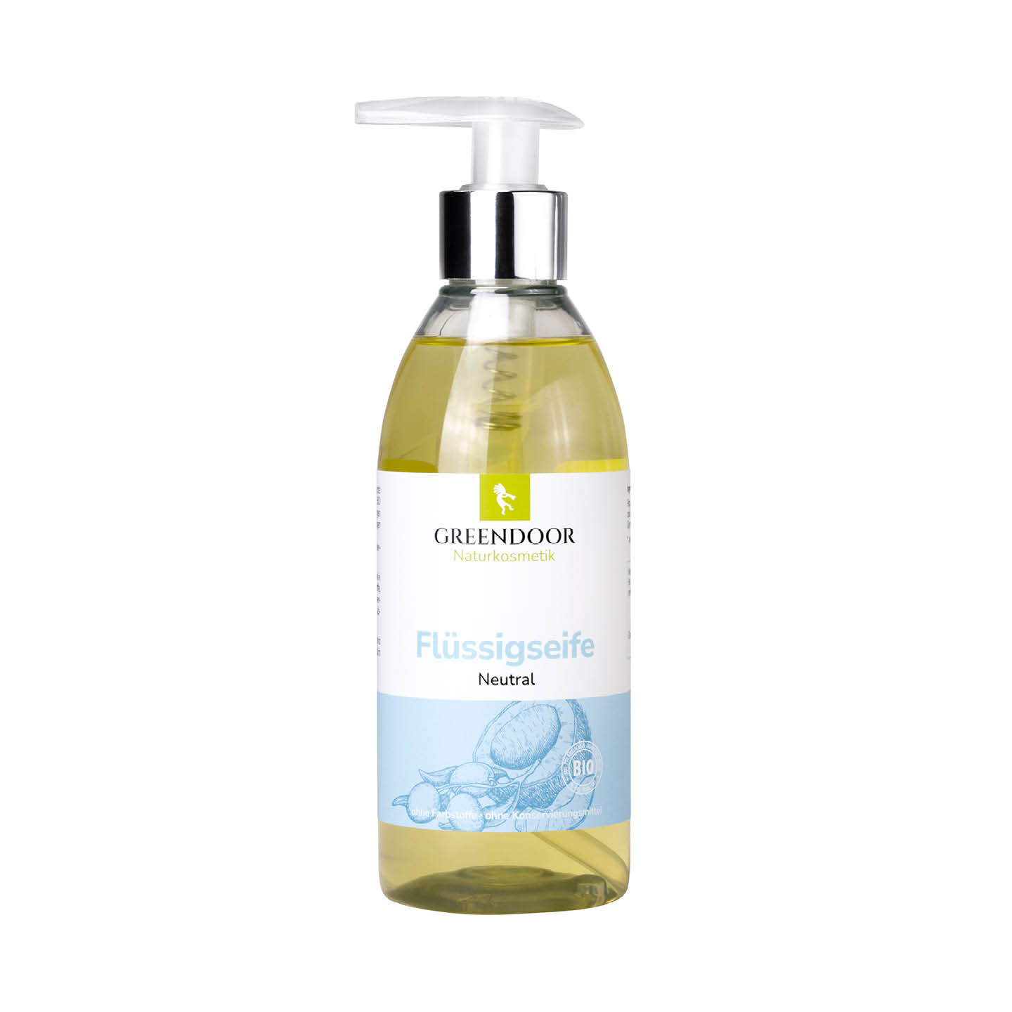 Greendoor Flüssigseife Neutral in der Pumpspenderflasche