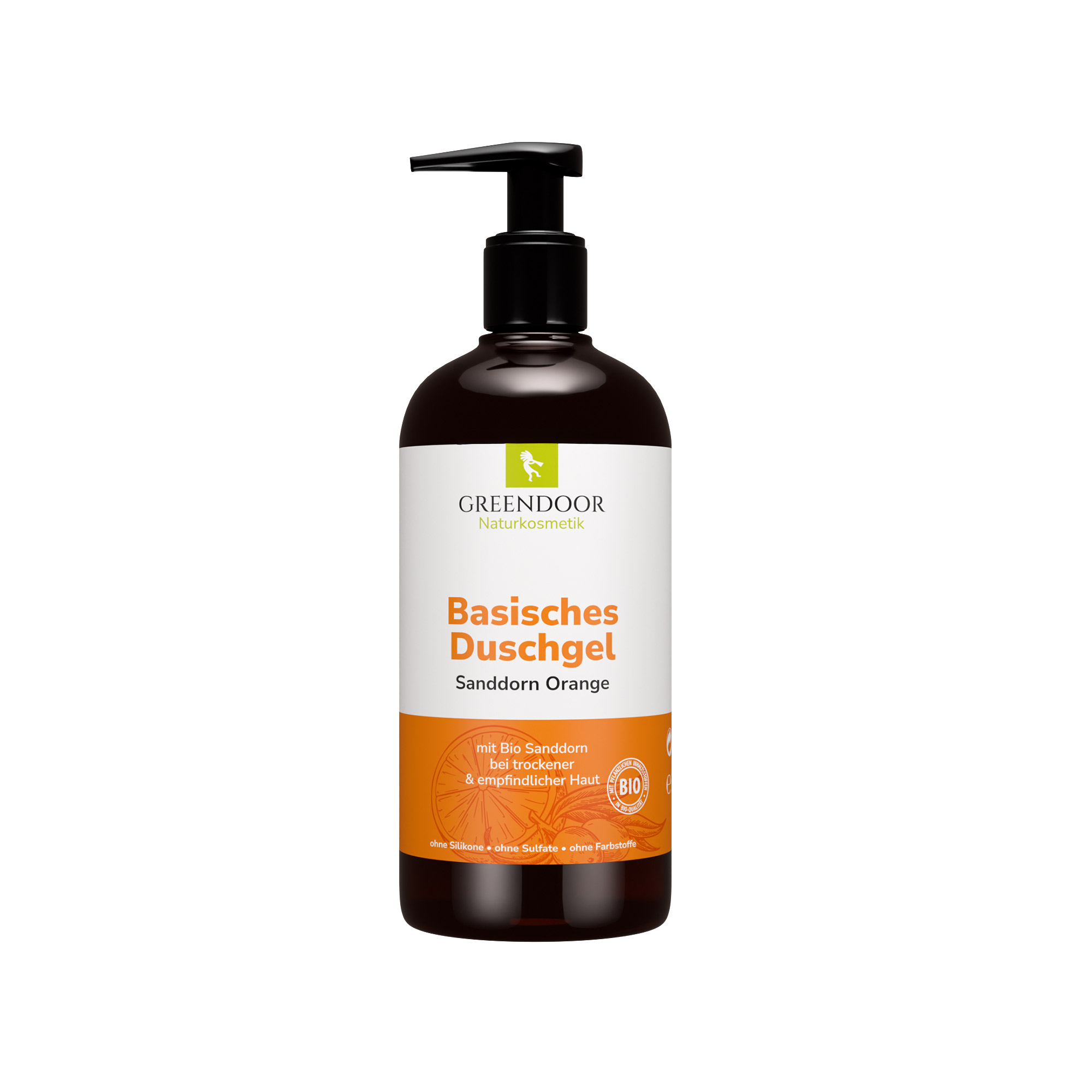 Basisches Duschgel Sanddorn Orange