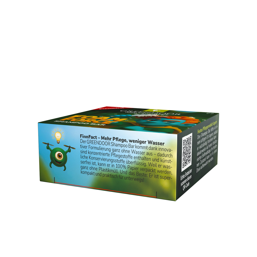 Sonderedition: Fester Kinder Shampoo Bar Foam Force – Plastikfreie Naturkosmetik
